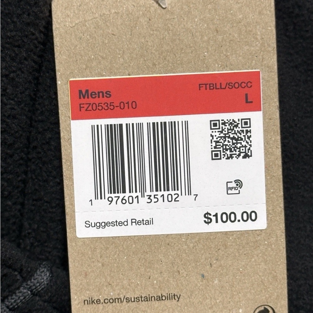Nike Culture Of Football Therma-Fit Winterized Pants FZ0535-010 Men’s Large New - Picture 4 of 5